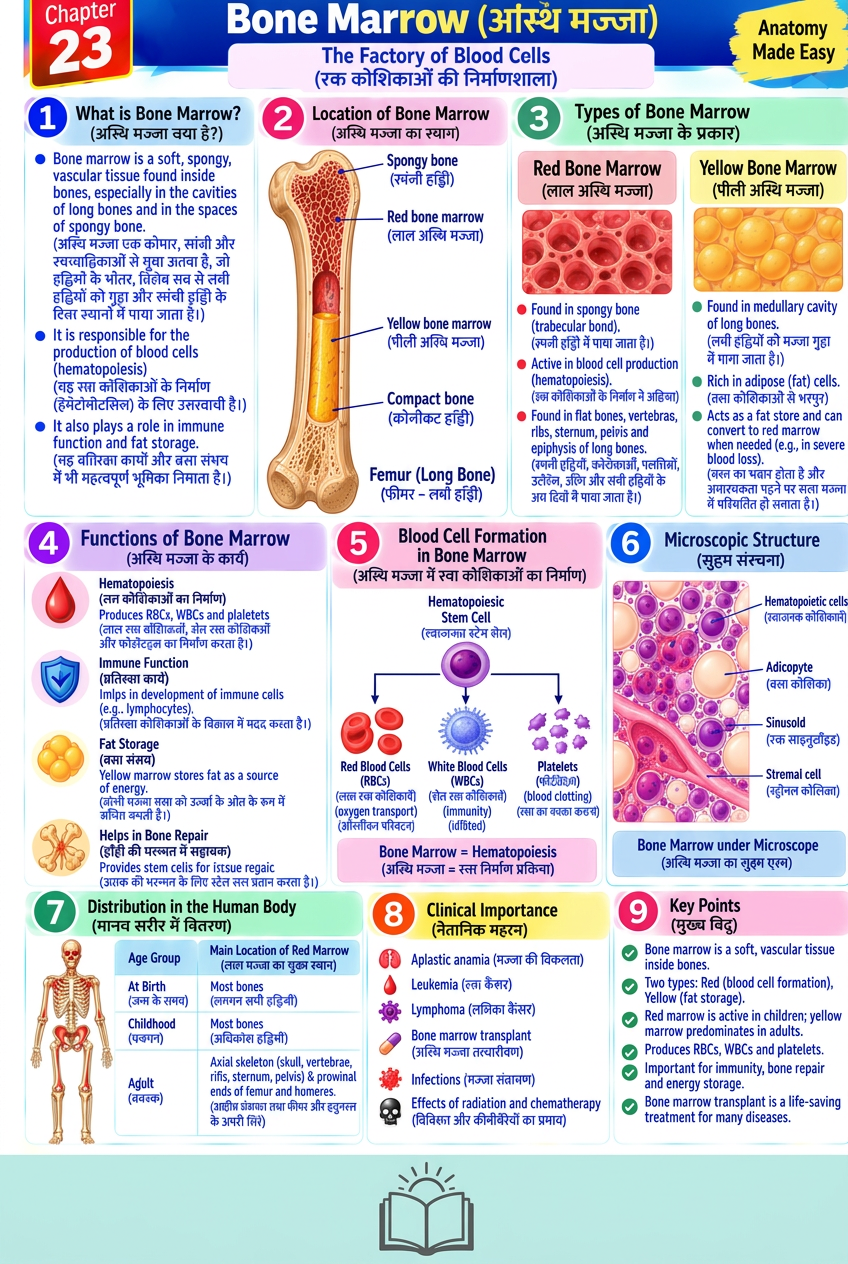 Bone Marrow का वास्तविक नमूना पेज